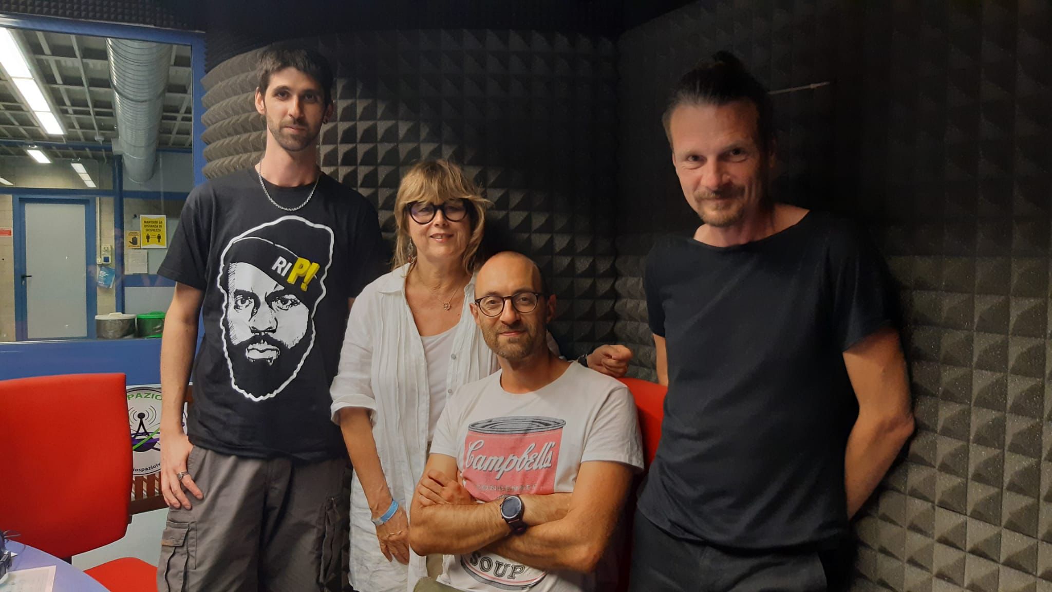 02-09-2022 – Paolo Bodini (musicista e lettore),  Francesco Marando (scrittore), Corrado Bianchetti (fumettista), Viviana Rosi (Edizioni END)